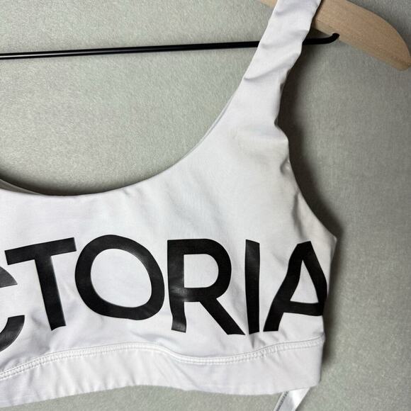 Victoria Secret Sport Black and White Graphic Sports Bra Bralette Size M - Picture 3 of 11